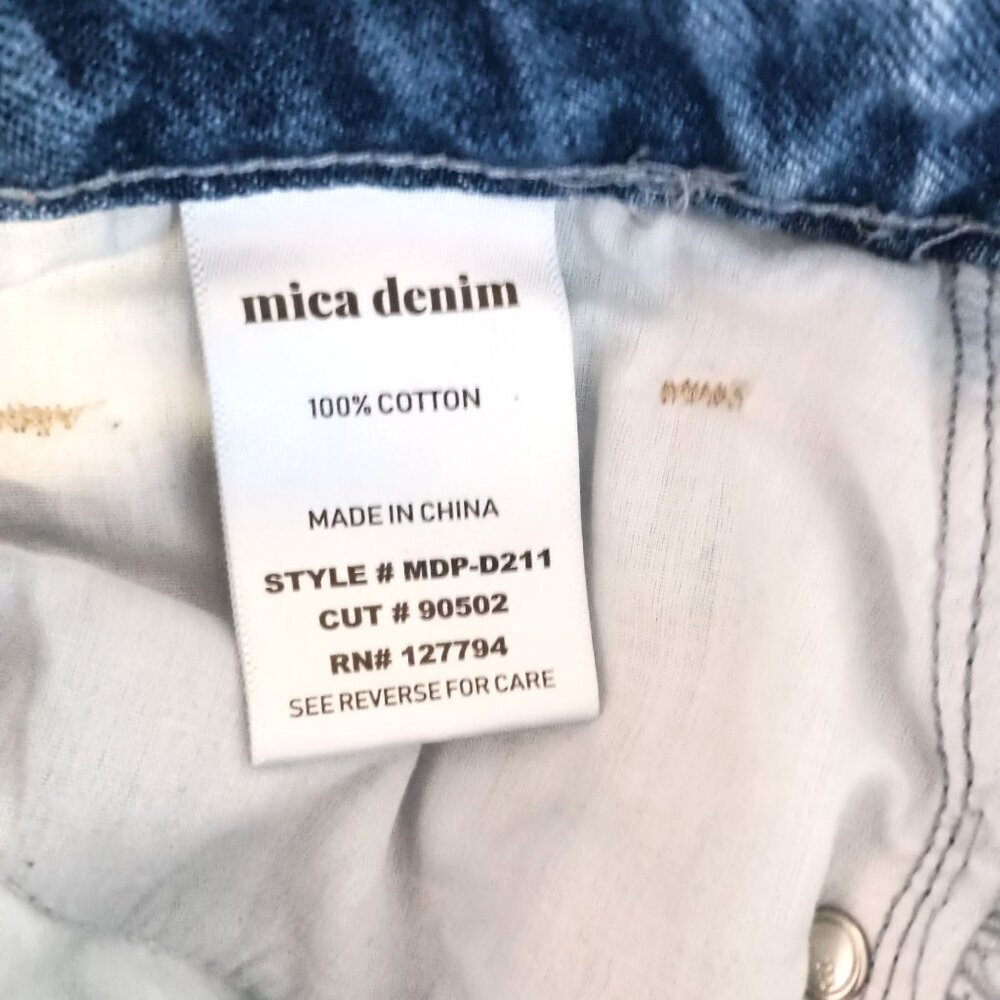 Altar'd State Mica Denim Distressed High Rise Loose Jeans Women 31 Cotton - Picture 6 of 7